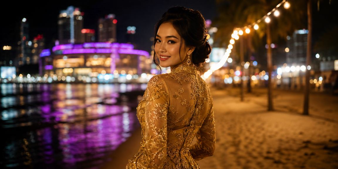 Suasana hiburan kasino bergaya kebaya Kuala Lumpur di mf3010